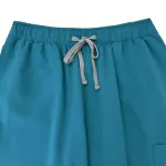 Women's Button-Front Scrubs Set - Classic Top with Jogger Pants