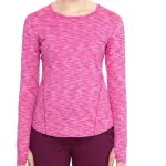 Women’s Active Space-Dye Long-Sleeve Underscrub Top