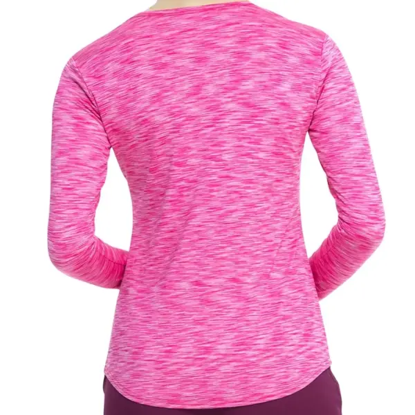 Women’s Active Space-Dye Long-Sleeve Underscrub Top