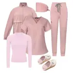 Unisex Professional Scrub Set with Jacket