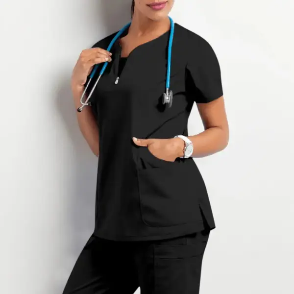 Women's Premium V-Neck Scrubs Set